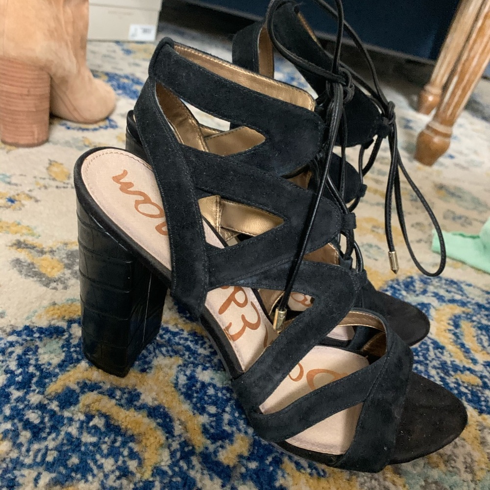 Black heels